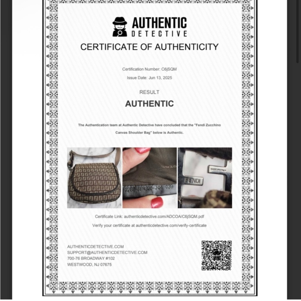 Authentic Fendi Brown Crossbody Bag with Iconic Logo - Picture 2 of 13